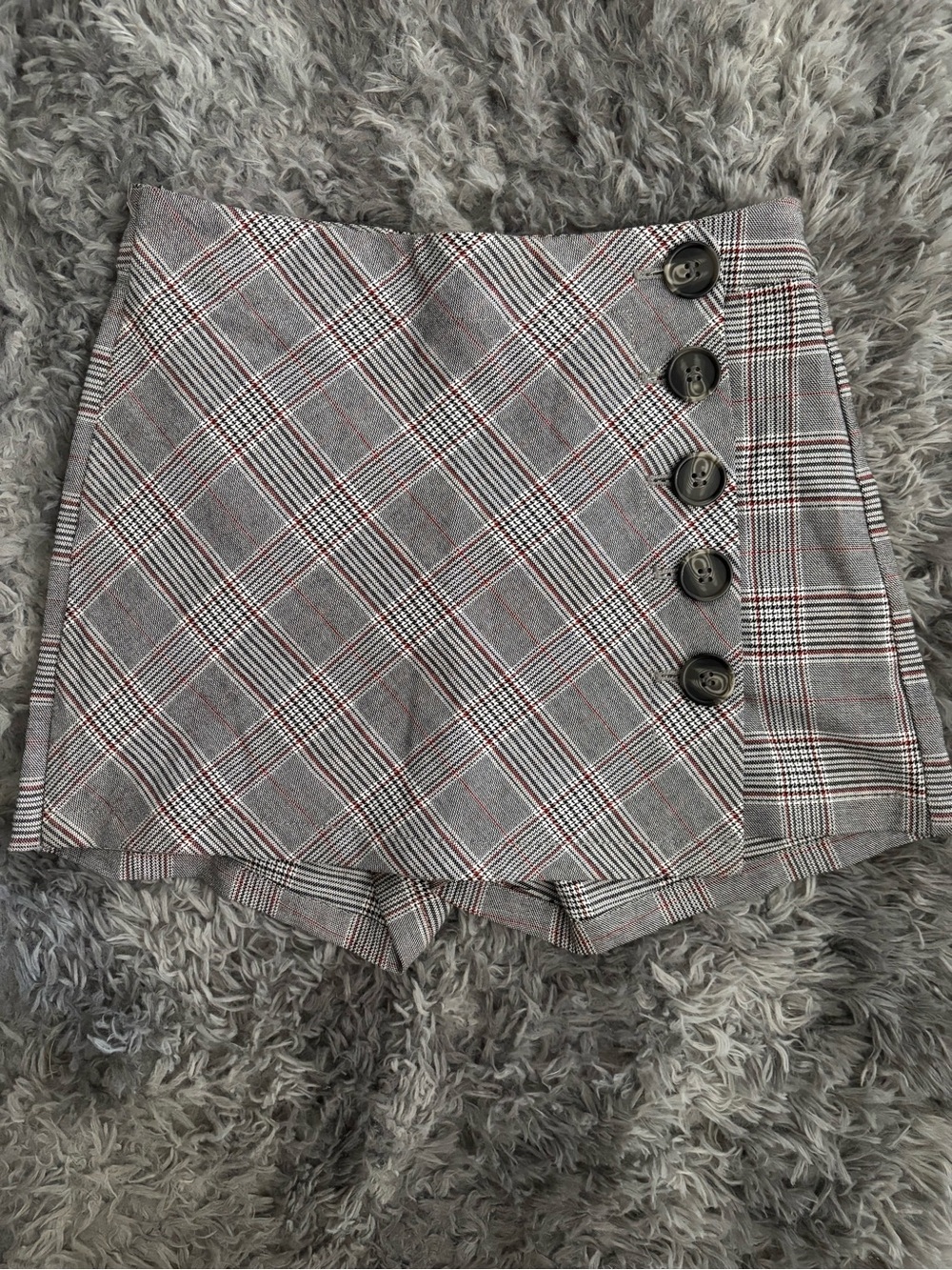 Plaid skort